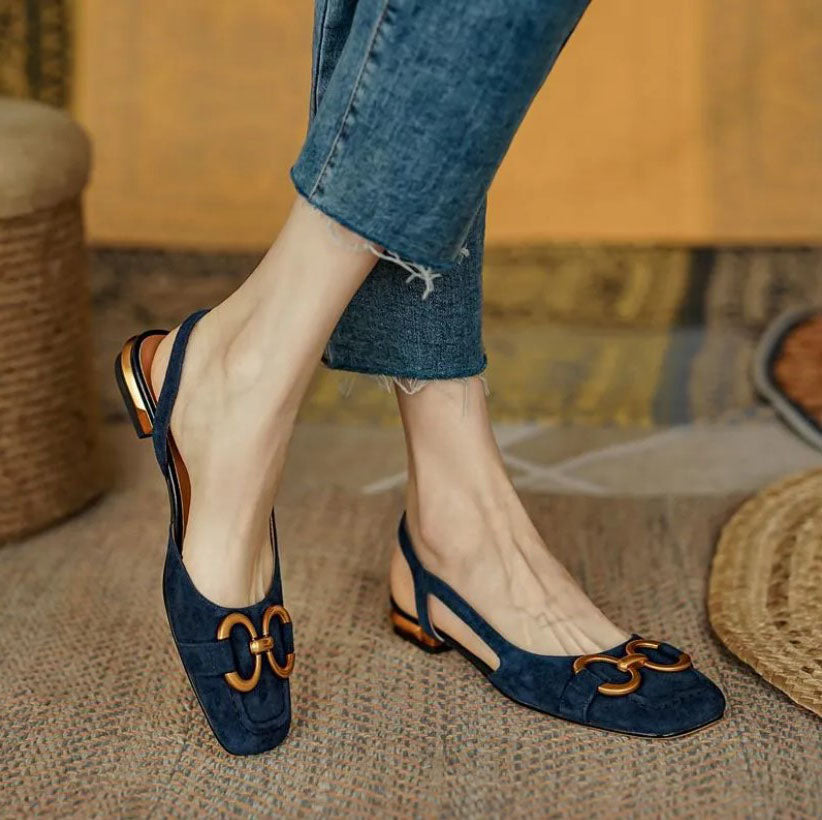 Deborah | Classic Buckle Strap Sandalen