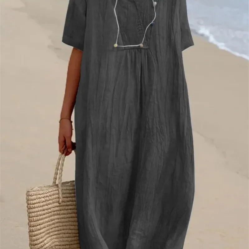 SILVANA | RELAXED TEXTURED MAXI JURK