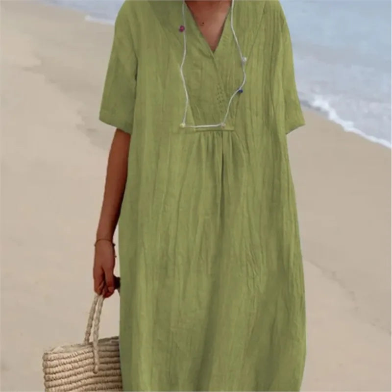 SILVANA | RELAXED TEXTURED MAXI JURK