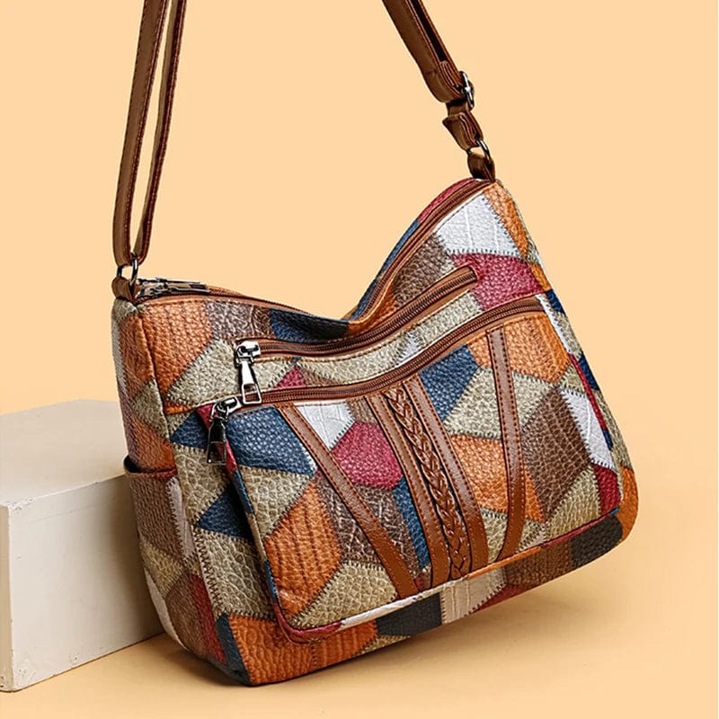 Sienna | Kleurrijke Patchwork Handtas