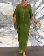 Claire | Elegante Vloeiende Maxi-jurk