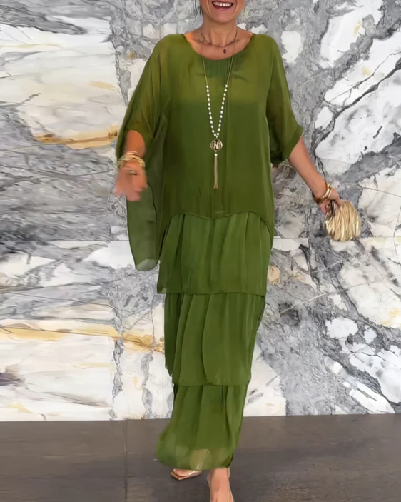 Claire | Elegante Vloeiende Maxi-jurk