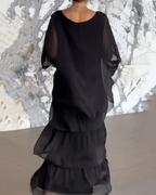 Claire | Elegante Vloeiende Maxi-jurk
