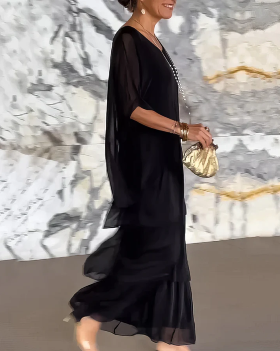 Claire | Elegante Vloeiende Maxi-jurk