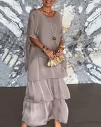 Claire | Elegante Vloeiende Maxi-jurk