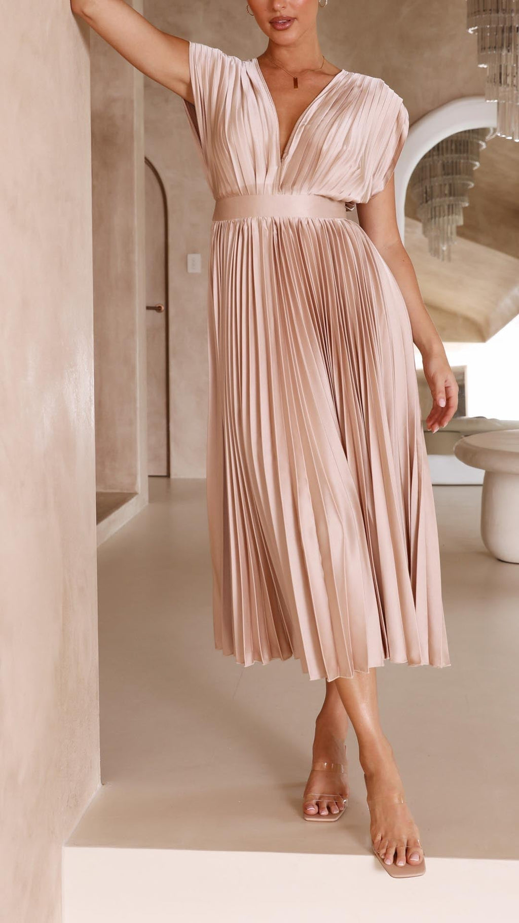 Marla™ Elegante Plissé Jurk