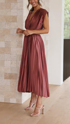 Marla™ Elegante Plissé Jurk