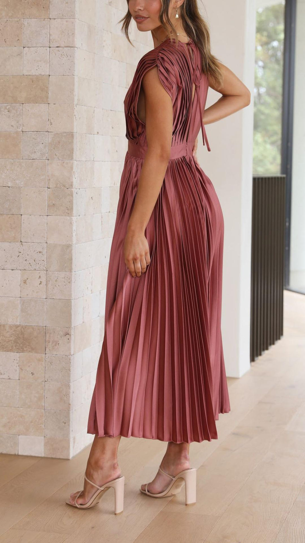 Marla™ Elegante Plissé Jurk