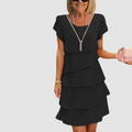 Kathie™ Elegante Korte Laagjurk