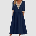 Olena™ Elegante Middellange Jurk