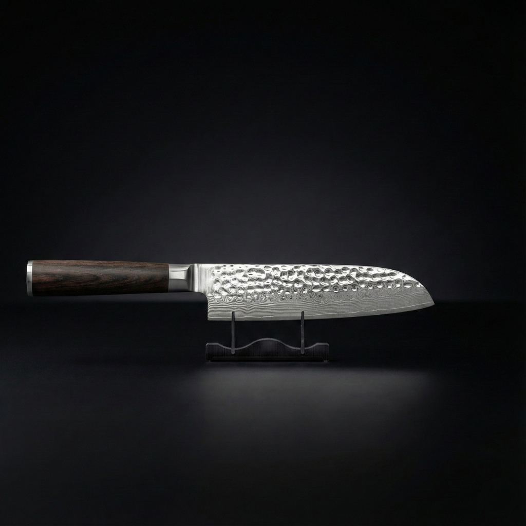 Japans gehamerd santokumes – 18 cm precisiemes