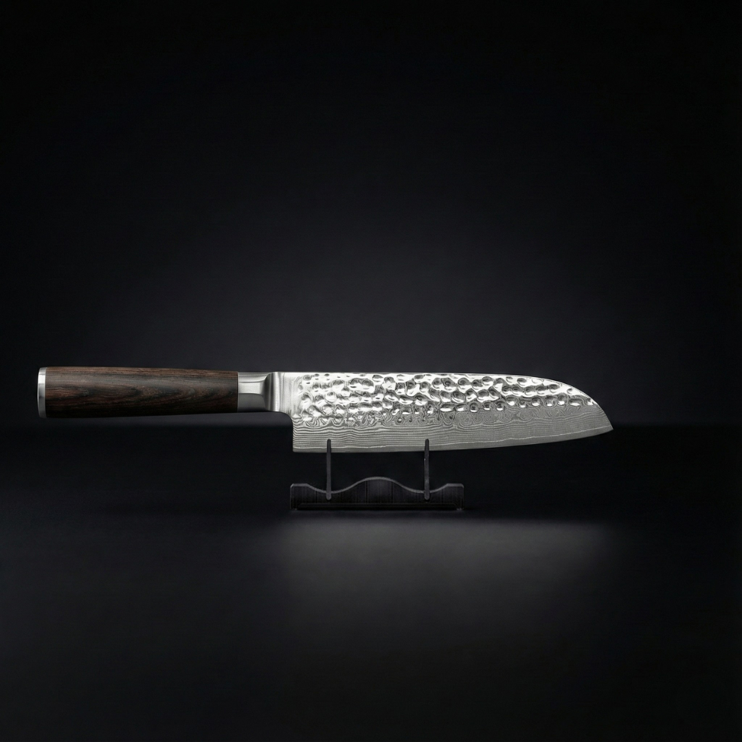 Japans gehamerd santokumes – 18 cm precisiemes