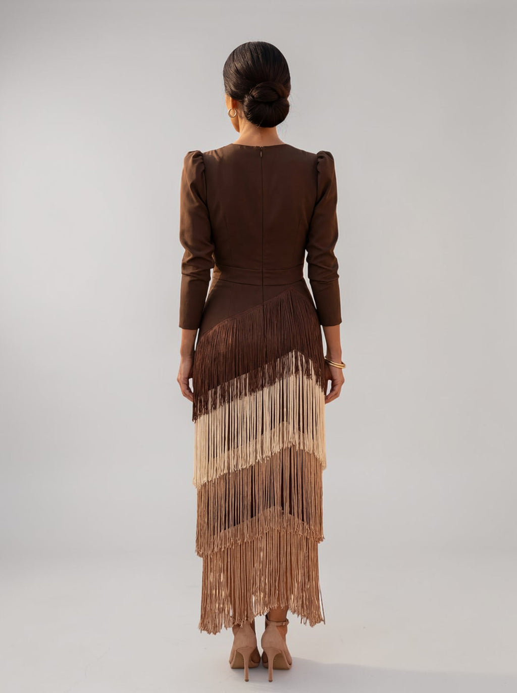 Regina™ Elegante Franje Jurk