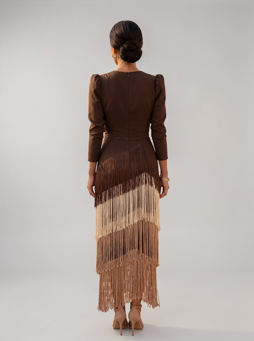 Regina™ Elegante Franje Jurk
