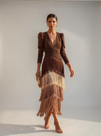 Regina™ Elegante Franje Jurk