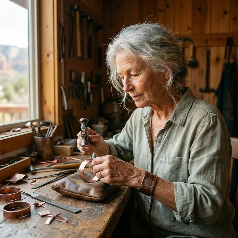 Vera's Finch Koperen Armband