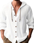 Grayson | Ontspannen Hooded Lange Mouwen Shirt