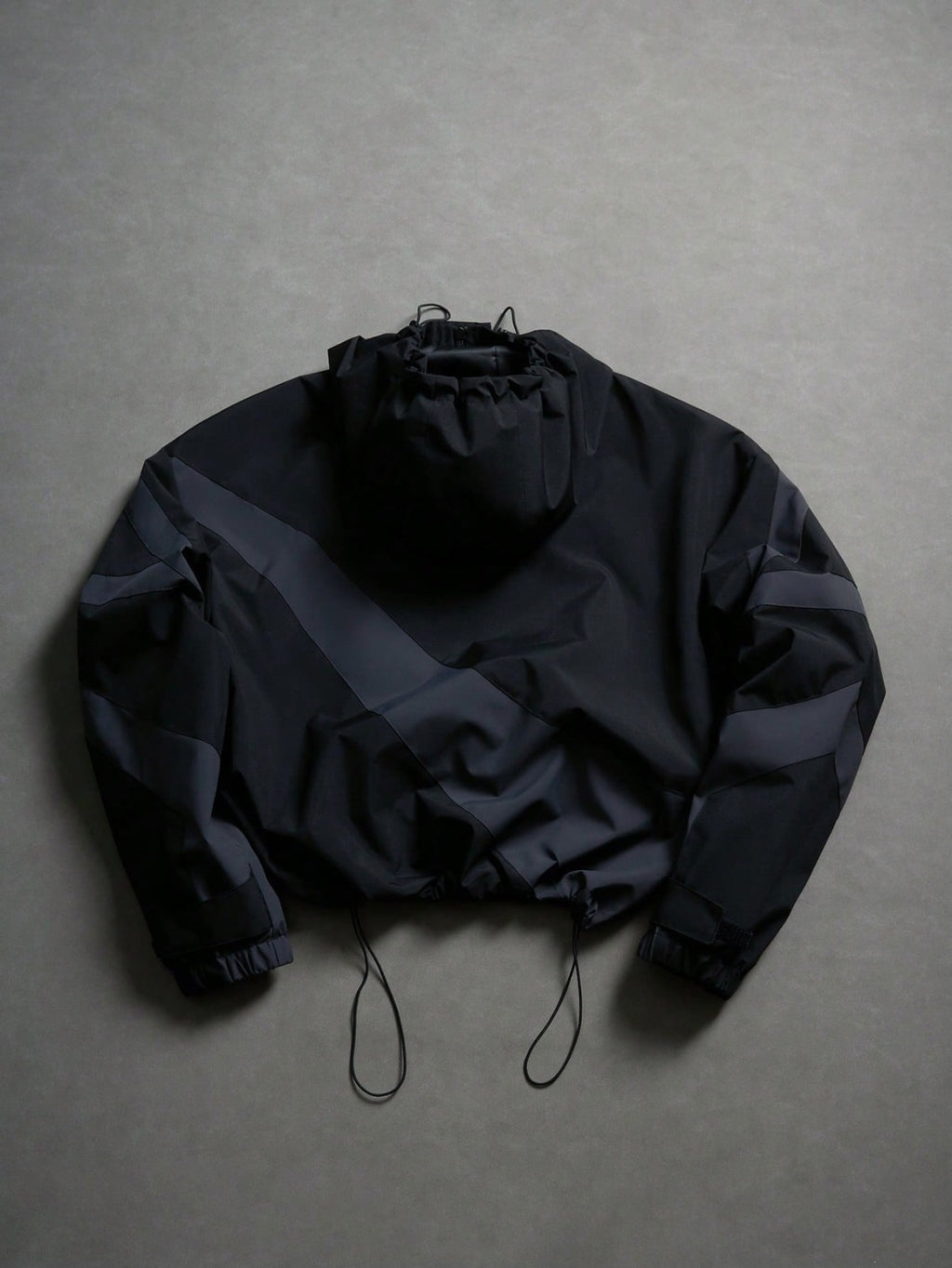 Korte Oversized Windjas met Capuchon