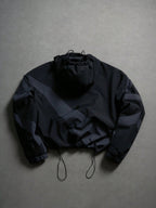 Korte Oversized Windjas met Capuchon