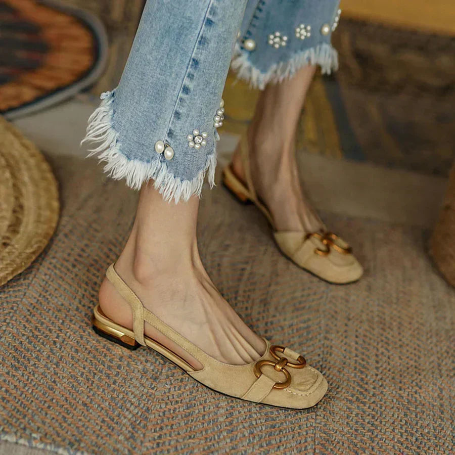 Deborah | Classic Buckle Strap Sandalen