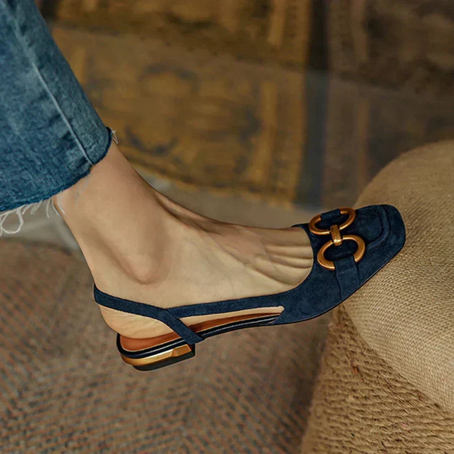 Deborah | Classic Buckle Strap Sandalen