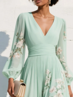 Odelia™ Bloemige Midi-Jurk