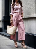 Nelle™ Elegante Shirt & Capri Set