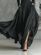 Cybele™ Zwarte Coltrui & Plissé Rok Set
