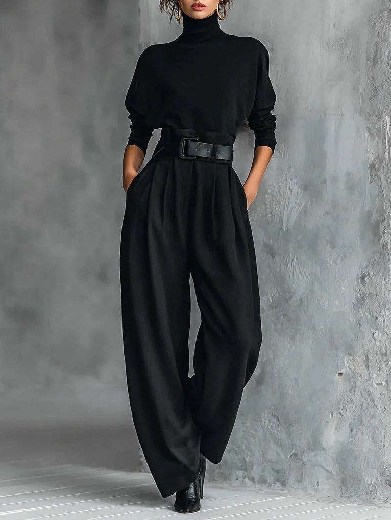 Jessica™ Elegante Top & Rechte Broek Set