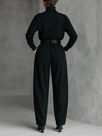 Jessica™ Elegante Top & Rechte Broek Set