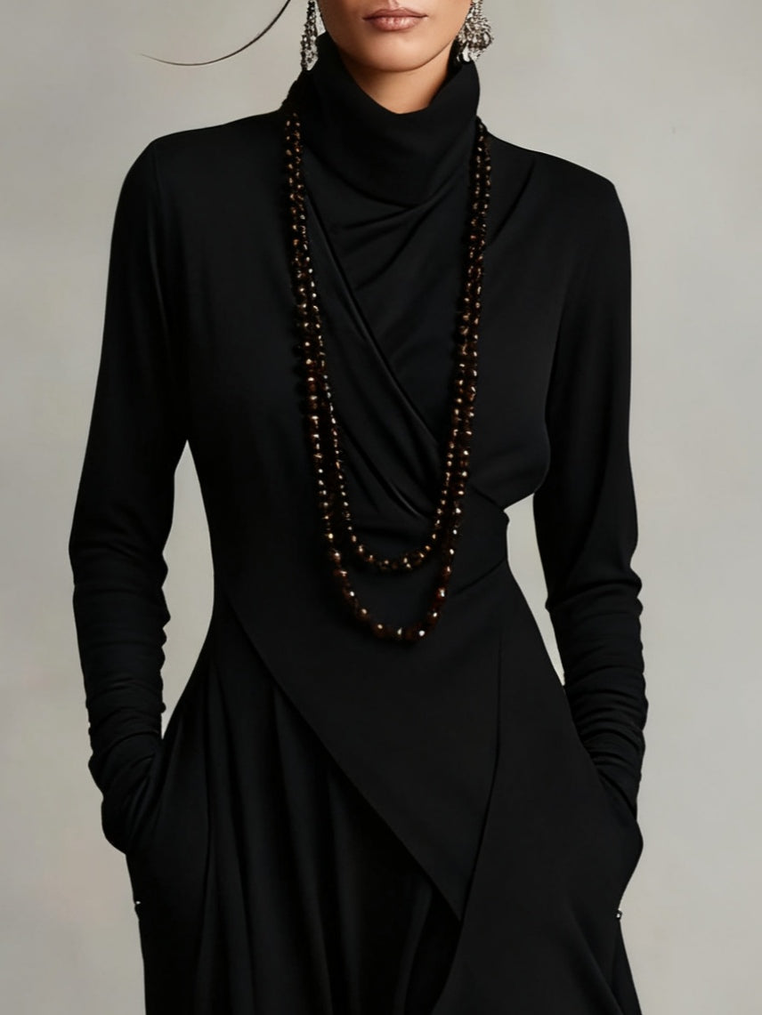 Katia™ Geplooide Maxi Jurk
