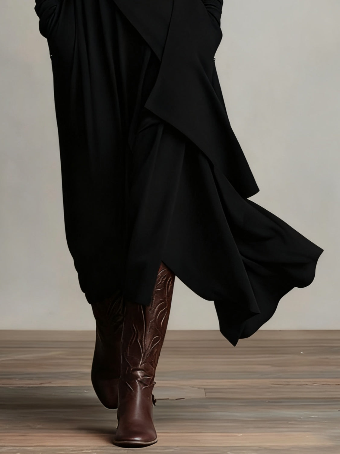 Katia™ Geplooide Maxi Jurk