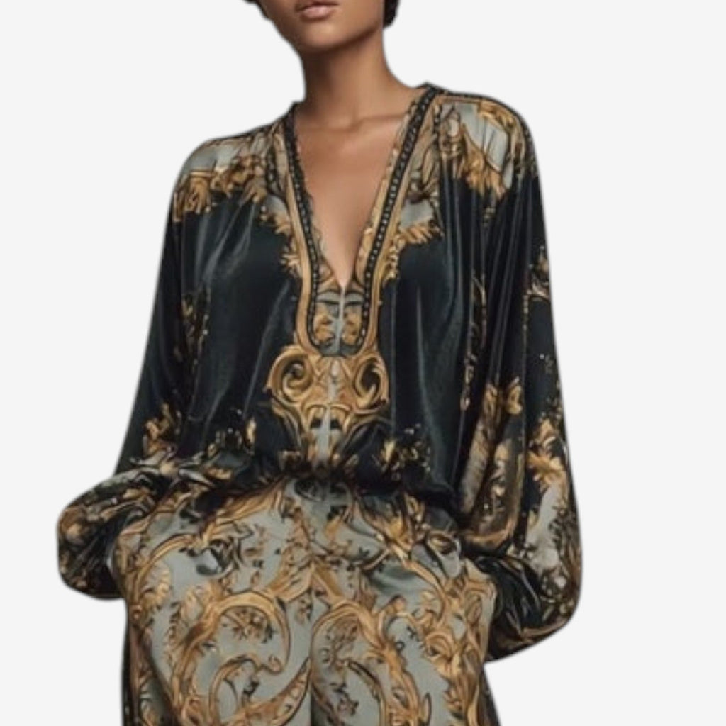 Maureen™ Elegante Geprinte Set
