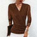 Maribel | Elegante Drapé V-hals Blouse