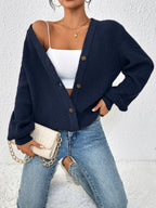 Winifred | Ontspannen Knopen-Voorkant Cardigan