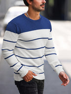Bennington | Klassieke Gestreepte Crewneck Trui