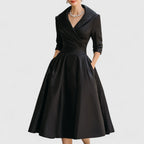 Ashley | Elegante Silhouette Midi Jurk