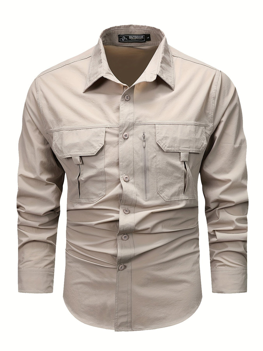 Damon | Robuuste Multi-Pocket Utility Shirt