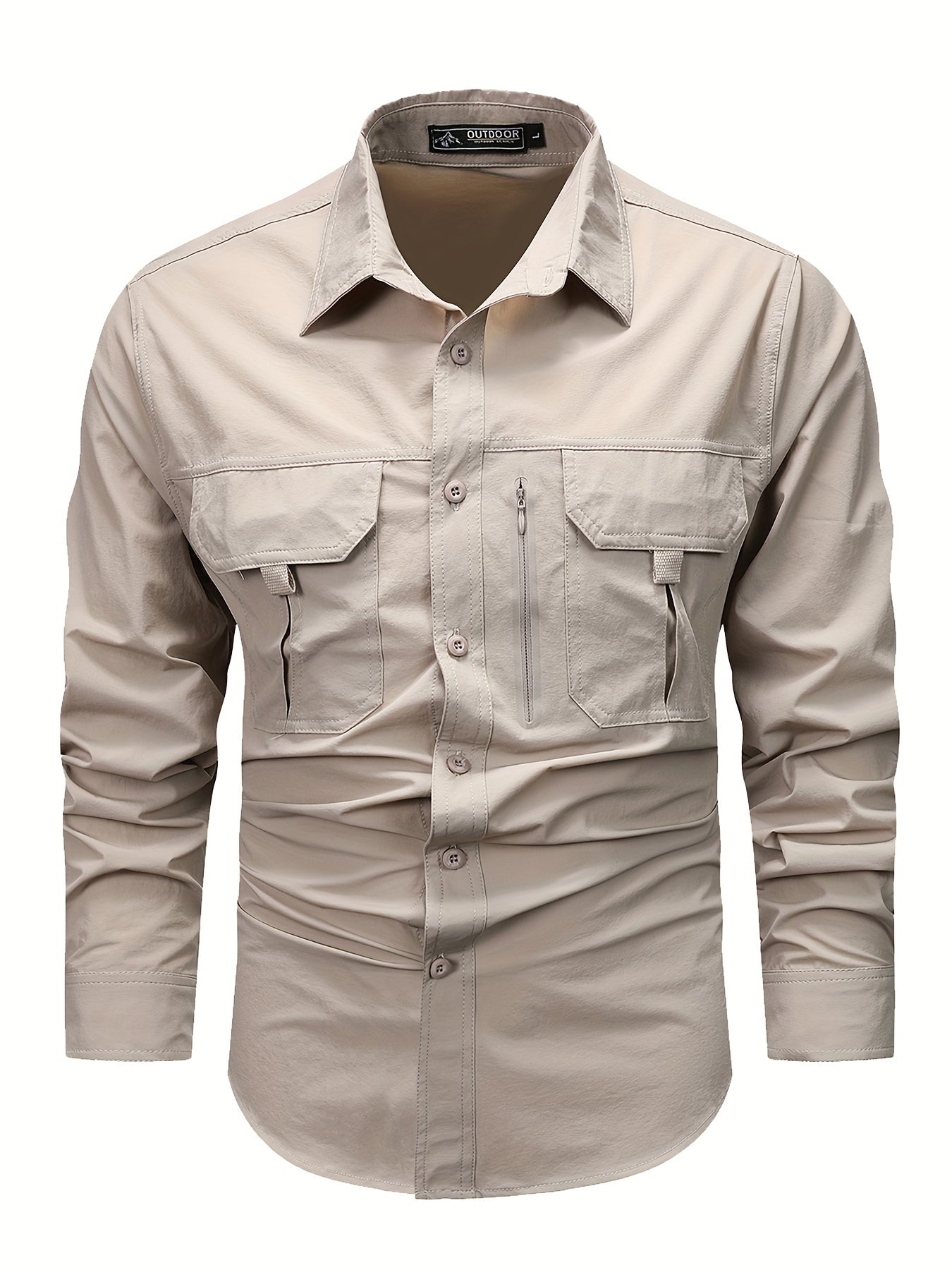 Damon | Robuuste Multi-Pocket Utility Shirt