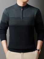 Gerard | Verfijnde Zip-Neck Trui