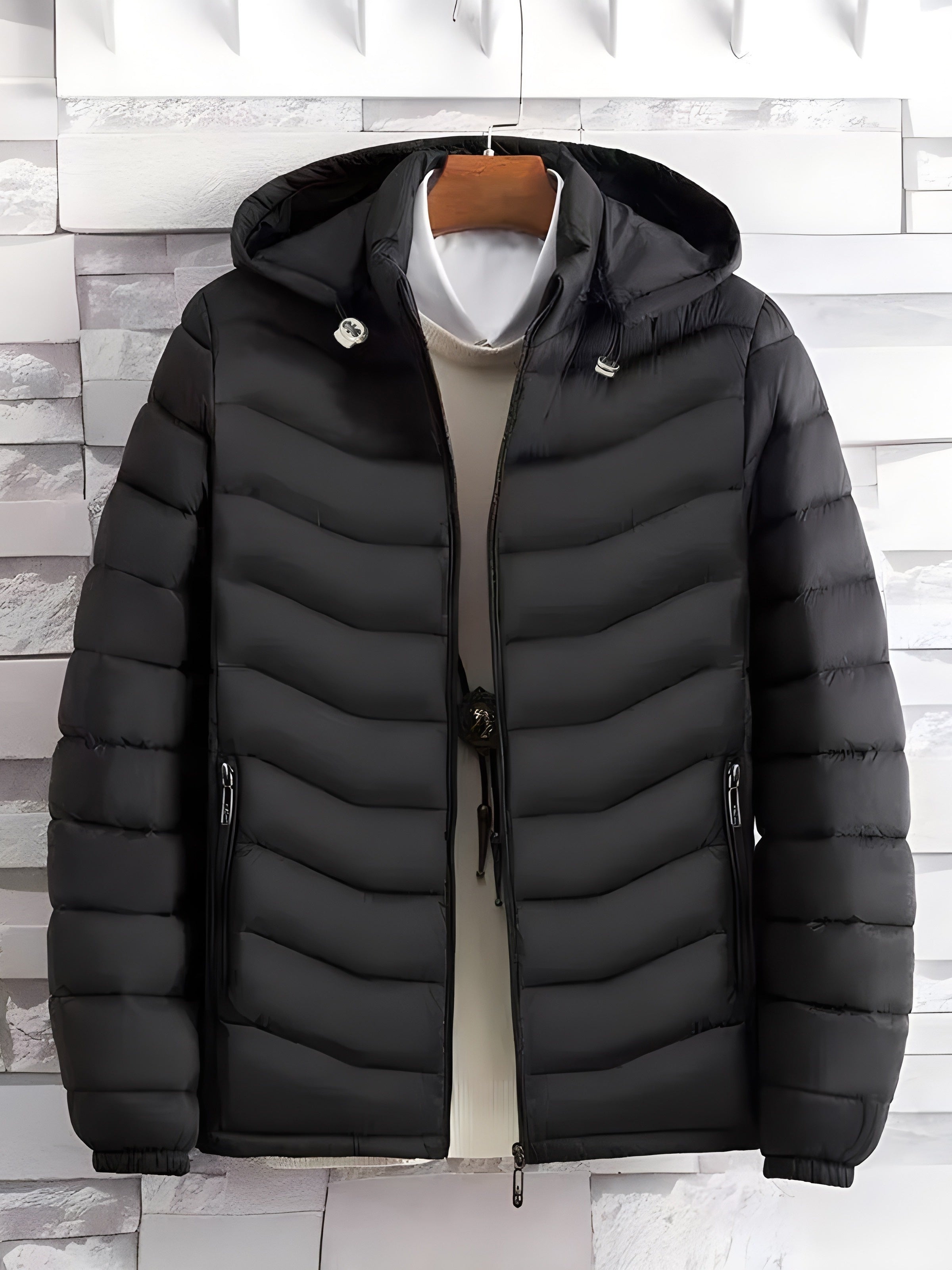 Silas | Gewatteerde Puffer Jacket met Kap