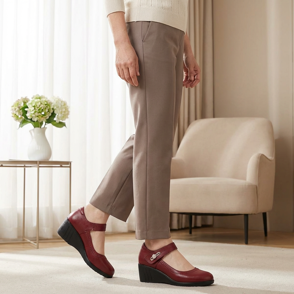 Monica | Klassieke Mid Heel Comfort Schoenen