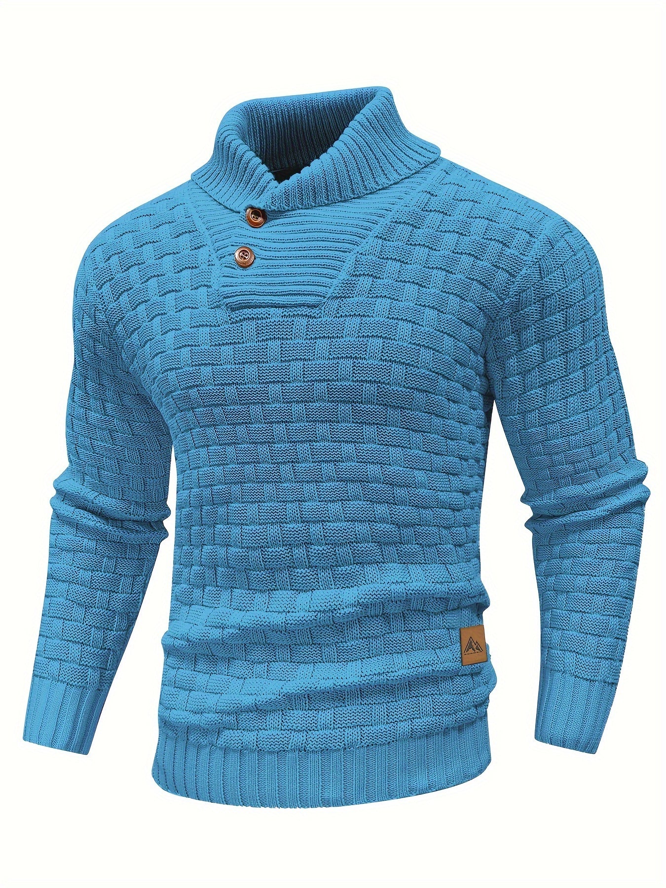 Malcolm | Textured Shawl-Collar Sweater
