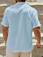 Adrian | Ontspannen Henley Shirt