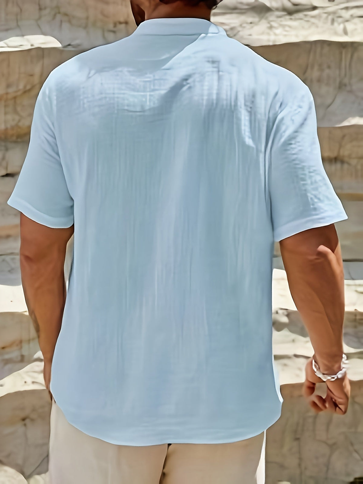 Adrian | Ontspannen Henley Shirt
