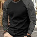 Roman | Twee-Tone Raglan Lange Mouwen Top