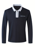 Fletcher | Verfijnde Zip-Kraag Polo Shirt