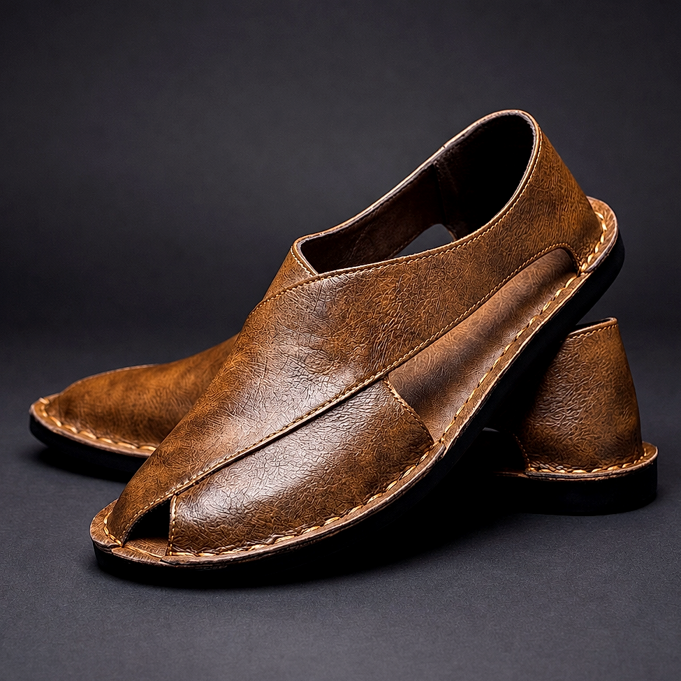 Roman | Handgemaakte Open-Tenen Sandalen