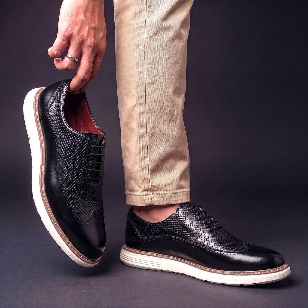 Franklin | Verfijnde Wingtip Brogues