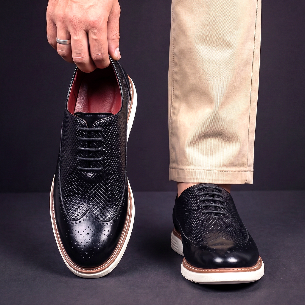 Franklin | Verfijnde Wingtip Brogues